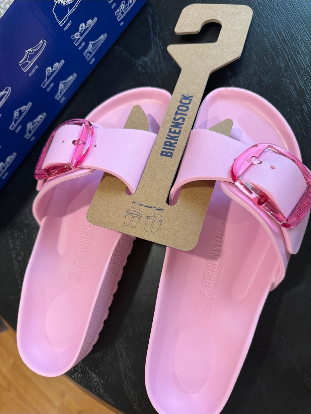 BNWT Birkenstock Madrid EVA Big Buckle Sandals - Pink